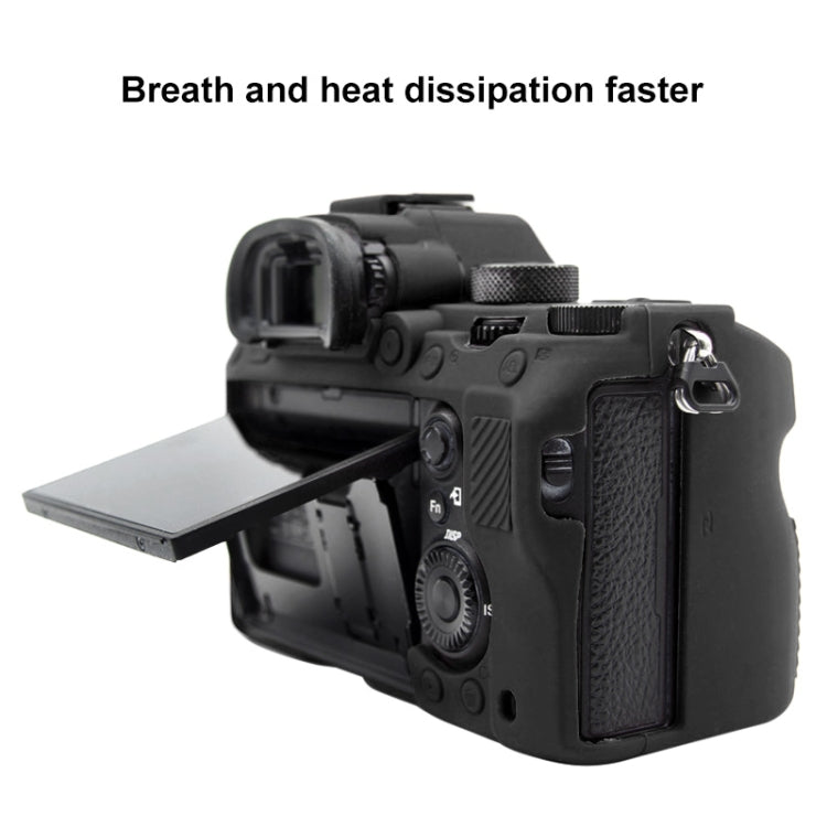PULUZ Soft Silicone Protective Case for Sony A9 (ILCE-9) / A7 III/ A7R III(Black)