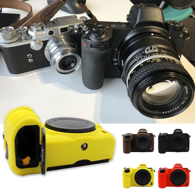 PULUZ Soft Silicone Protective Case for Nikon Z6 / Z7(Red) - Protective Case by PULUZ | Online Shopping South Africa | PMC TechLife | Buy Now Pay Later Mobicred