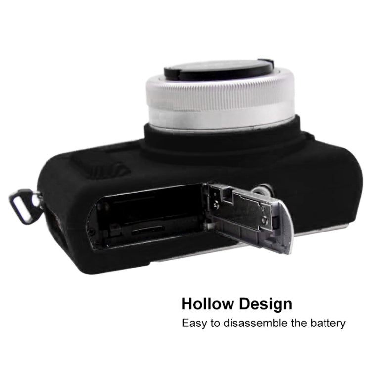 PULUZ Soft Silicone Protective Case for Panasonic Lumix GF10(Black) - Protective Case by PULUZ | Online Shopping South Africa | PMC TechLife | Buy Now Pay Later Mobicred