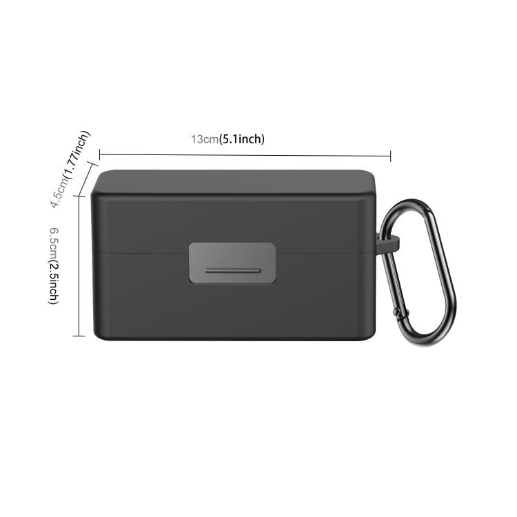 For DJI Mic 2 PULUZ Charging Case Silicone Scratch-proof Protective Cover (Black) - free shipping - PMC Jewellery - Order now!
