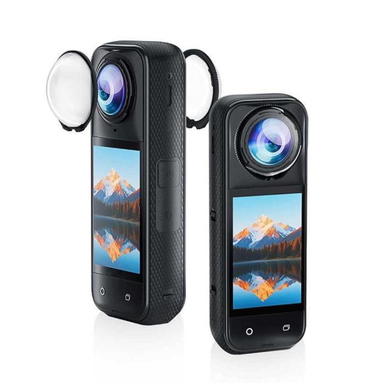 For Insta360 X5 PULUZ Standard Rotation PC Lens Guard Protective Cover (Transparent)