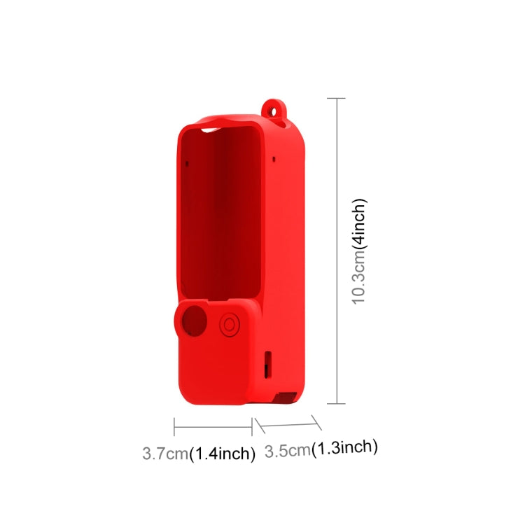 For DJI OSMO Pocket 3 PULUZ 3 in 1 Silicone Cover Case Set (Red) - Case & Bags by PULUZ | Online Shopping South Africa | PMC Jewellery | Buy Now Pay Later Mobicred