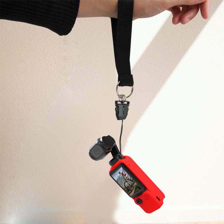 For DJI OSMO Pocket 3 PULUZ 3 in 1 Silicone Cover Case Set (Red)