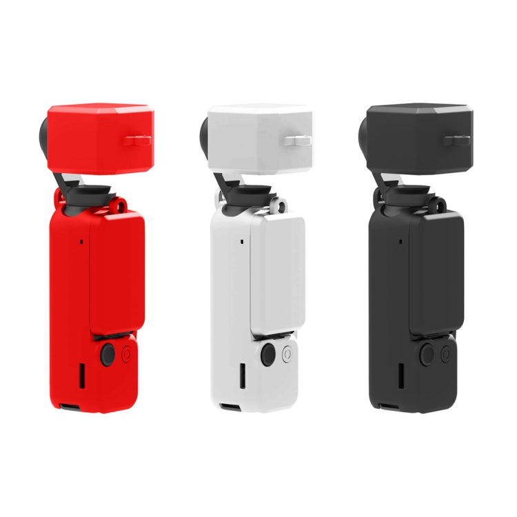 For DJI OSMO Pocket 3 PULUZ 3 in 1 Silicone Cover Case Set (Red) - Case & Bags by PULUZ | Online Shopping South Africa | PMC Jewellery | Buy Now Pay Later Mobicred