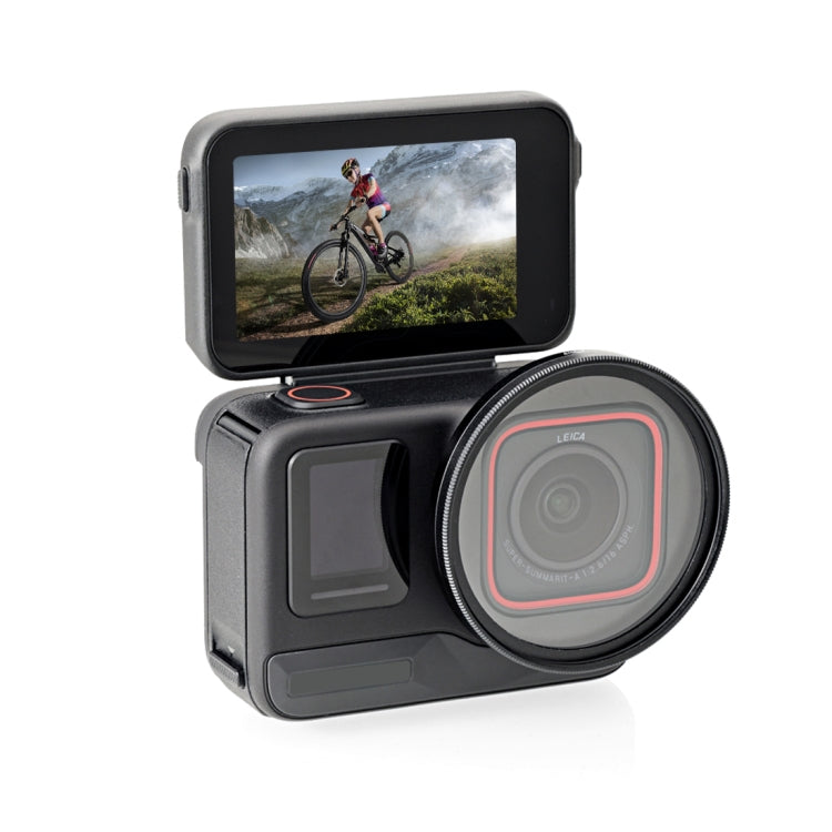 For Insta360 Ace Pro PULUZ 52mm UV Lens Filter Adapter Ring with Lens Cover (Black) - free shipping - PMC Jewellery - Order now!