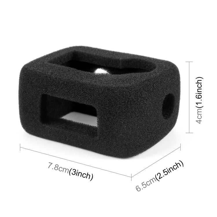 For DJI Osmo Action 5 Pro / 4 / 3 PULUZ High Density Foam Windshield (Black) - Other by PULUZ | Online Shopping South Africa | PMC Jewellery | Buy Now Pay Later Mobicred