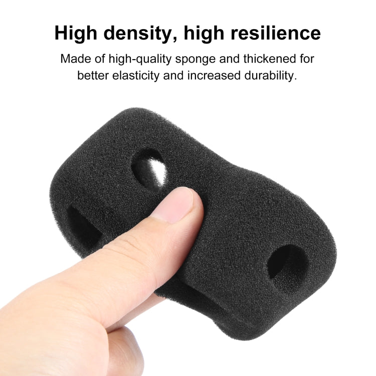 For DJI Osmo Action 5 Pro / 4 / 3 PULUZ High Density Foam Windshield (Black) - Other by PULUZ | Online Shopping South Africa | PMC Jewellery | Buy Now Pay Later Mobicred
