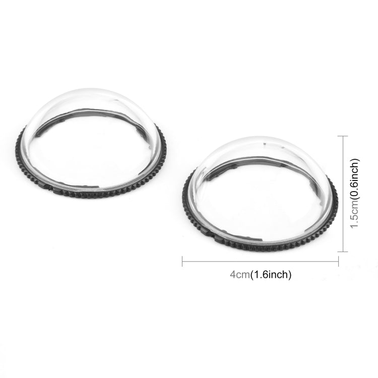 For Insta360 X4 PULUZ Rotation PC Lens Guard Protective Cover (Transparent)