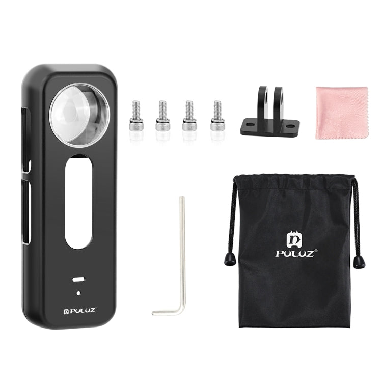 For Insta360 X4 PULUZ Metal Protective Cage Rig Housing Frame with Lens Protector (Black) - free shipping - PMC Jewellery - Order now!