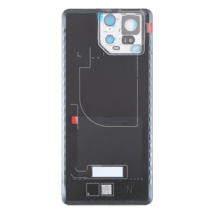 For Asus ROG Phone 9 5G Original Glass Battery Back Cover with Camera Lens Cover(Matte White)