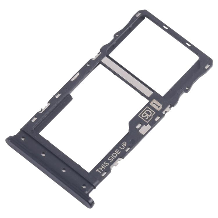 For Motorola Moto G 2022 10pcs Original SIM + Micro SD Card Tray (Black)