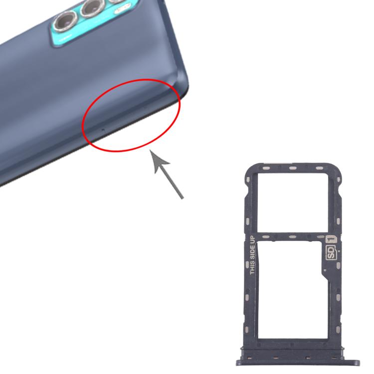 For Motorola Moto G60 10pcs Original SIM + Micro SD Card Tray (Black) - free shipping - PMC TechLife - Order now!