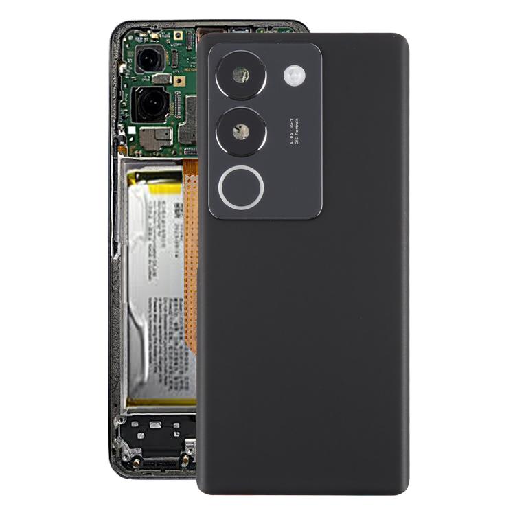 For vivo S17 V2283A Original Battery Back Cover with Camera Lens(Black)