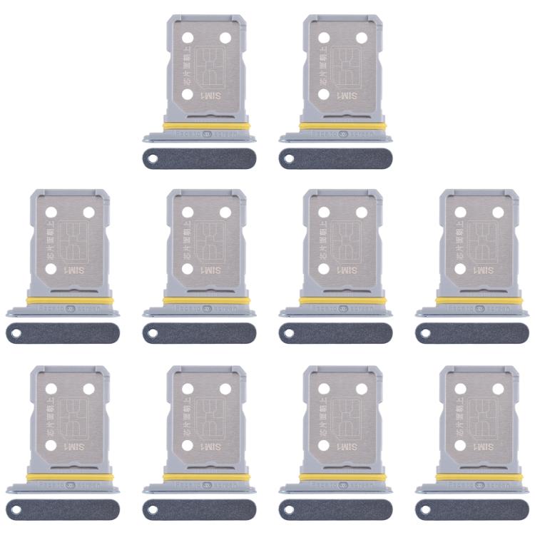 For Realme GT Neo 3 10pcs Original SIM Card Tray + SIM Card Tray (Baby Blue)