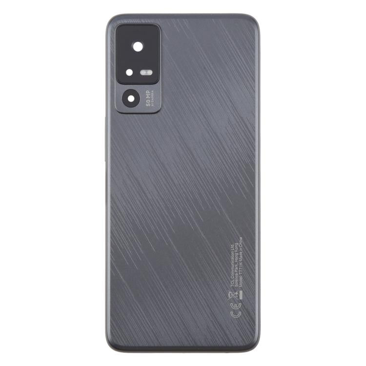 For TCL 40 R T771K Original Back Cover with Camera Lens Cover(Black)