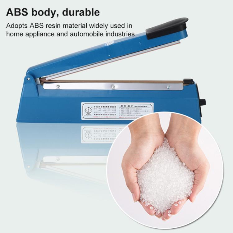FS-300 300mm Heat Sealing Hand Impulse Poly Sealer Closer Machine (EU Plug)