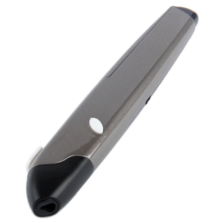2.4GHz 500 / 1000DPI Wireless Pen Mouse with USB Mini Receiver, Transmission Distance: 10m(Grey)