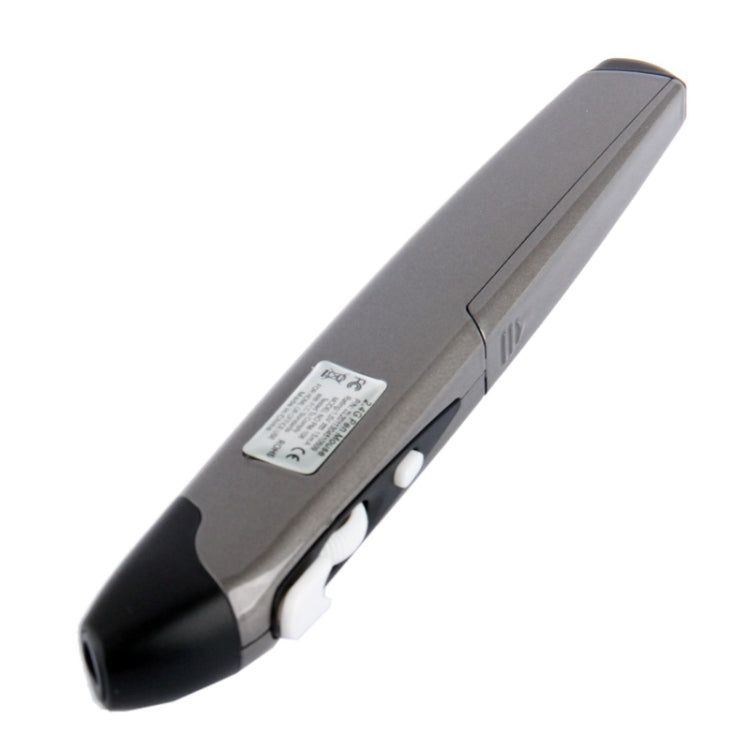 2.4GHz 500 / 1000DPI Wireless Pen Mouse with USB Mini Receiver, Transmission Distance: 10m(Grey)