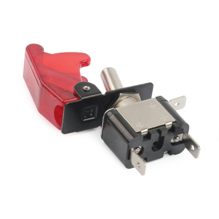 Flip Cover Nitrous Arming Switch with Red LED Indicator (Vehicle DIY), Red - Car Switches by PMC TechLife | Online Shopping South Africa | PMC TechLife | Buy Now Pay Later Mobicred