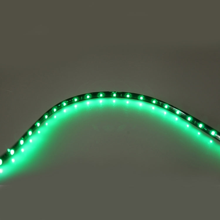 10 PCS 60cm 30 LED Waterproof Flexible Car Strip Light, DC 12V(Green Light) - Decorative Lights by PMC TechLife | Online Shopping South Africa | PMC TechLife | Buy Now Pay Later Mobicred