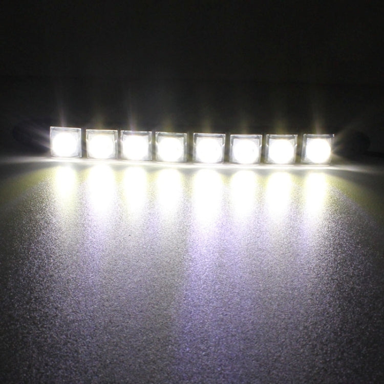 2 PCS 4W 8 LED SMD 5050 Flexible Snake LED Car Daytime Running Lights, DC 12V