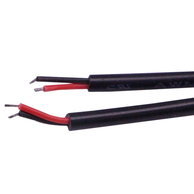 2 PCS 2x 3W 120LM Water-resistant Eagle Eye light White LED Light for Vehicles, Cable Length: 60cm(Black)