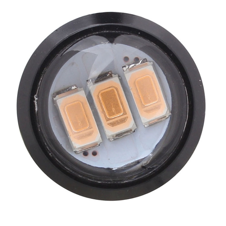 2 PCS 22.5mm 1.5W 150LM Pink Light 3 LED SMD 5630 Spotlight Eagle Eye Light Daytime Running Light for Vehicles