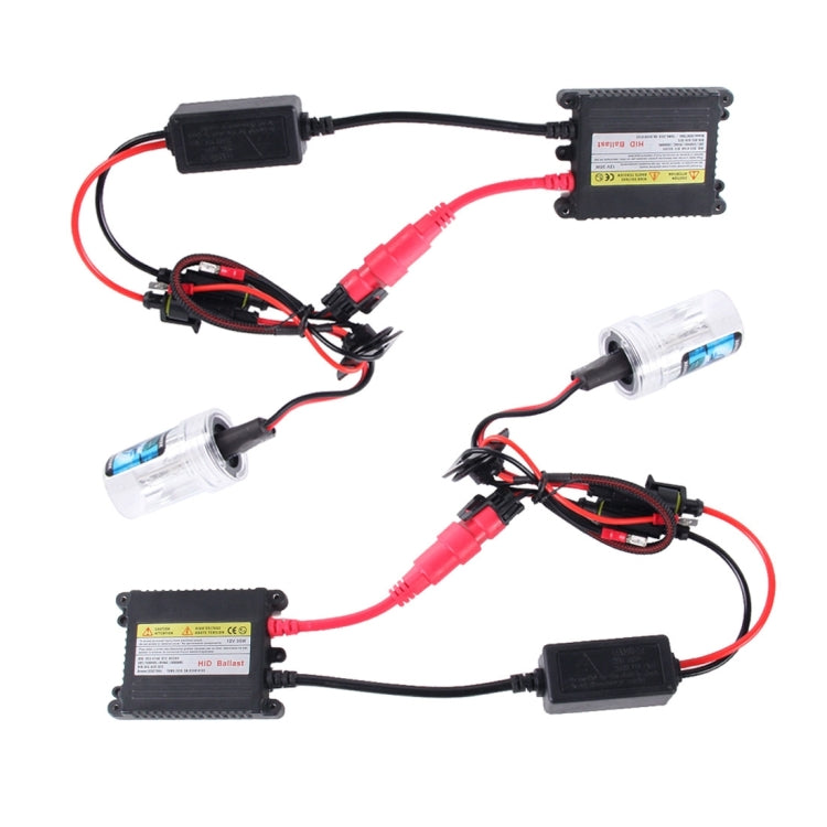 DC12V 35W 2x H7 Slim HID Xenon Light, High Intensity Discharge Lamp, Color Temperature: 6000K