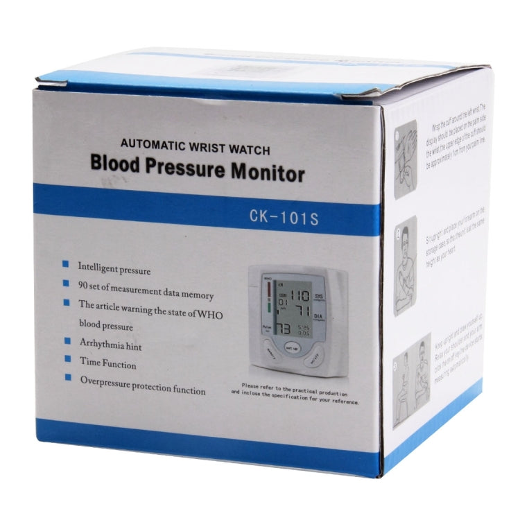 CK-101S Full Automatic Wrist Blood Pressure Monitor - Sphygmomanometer by PMC TechLife | Online Shopping South Africa | PMC TechLife | Buy Now Pay Later Mobicred