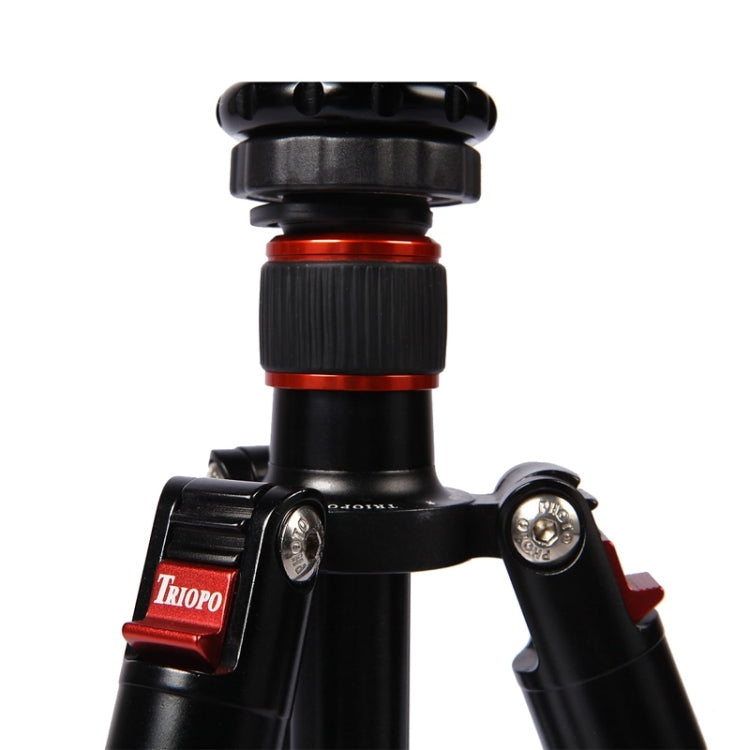 Triopo MT-2804C Adjustable Portable Aluminum Tripod with NB-2S Ball Head for Canon Nikon Sony DSLR Camera(Black) - free shipping - PMC Jewellery - Order now!