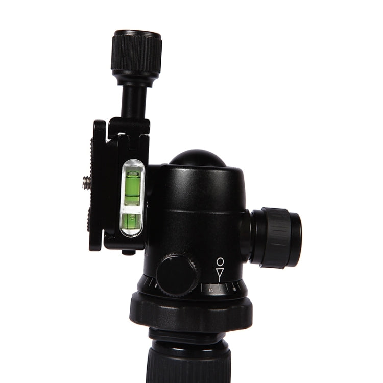 Triopo GT-2505x8.C Adjustable Portable Carbon Fiber Tripod (Gold) with B-1 Aluminum Ball Head (Black) for Canon Nikon Sony DSLR Camera