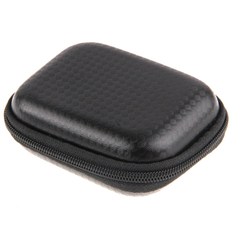 Carbon Fiber Water-resistant Portable Case for GoPro HERO11 Black/HERO10 Black / HERO9 Black / HERO8 Black / HERO7 /6 /5 /5 Session /4 Session /4 /3+ /3 /2 /1, DJI Osmo Action and Other Sport Cameras , Size: 8cm x 6cm x 2.5cm(Black)