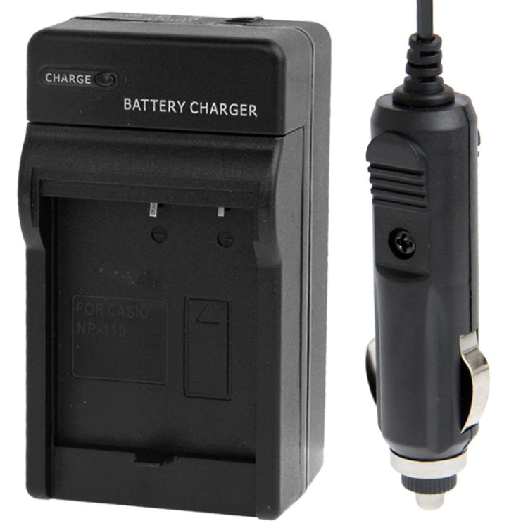 Digital Camera Battery Car Charger for Casio NP-130(Black) - free shipping - PMC Jewellery - Order now!