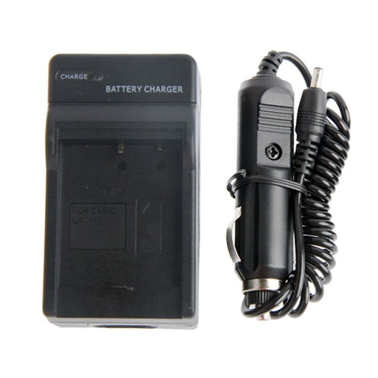 Digital Camera Battery Car Charger for Casio NP-130(Black) - free shipping - PMC Jewellery - Order now!