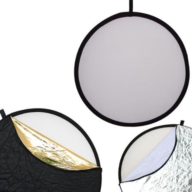110cm 5 in 1 (Silver / Translucent / Gold / White / Black) Folding Photo Studio Reflector Board - free shipping - PMC Jewellery - Order now!