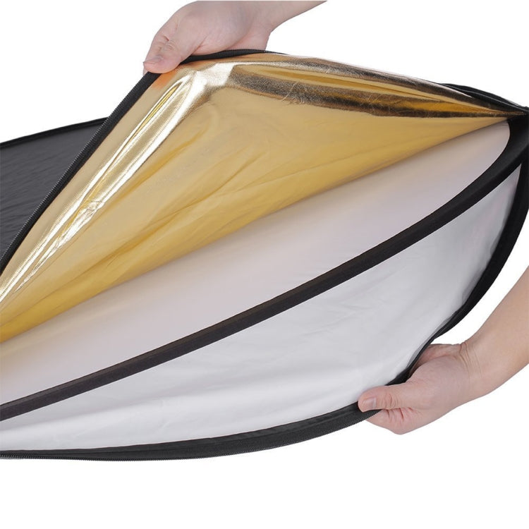 110cm 5 in 1 (Silver / Translucent / Gold / White / Black) Folding Photo Studio Reflector Board - free shipping - PMC Jewellery - Order now!