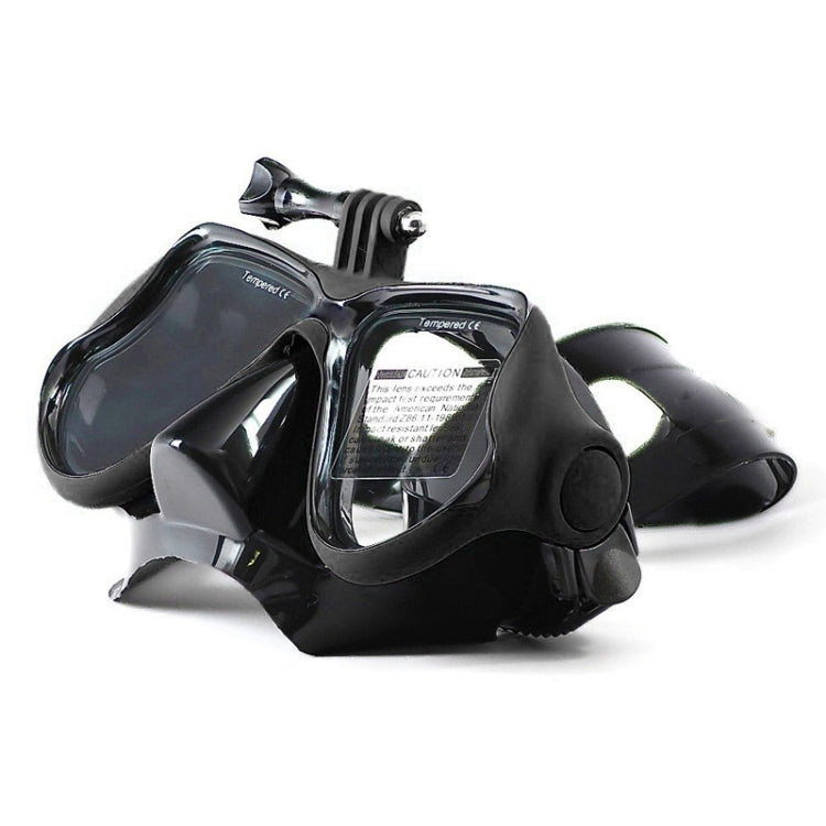 Water Sports Diving Equipment Diving Mask Swimming Glasses for GoPro, Insta360, DJI and Other Action Cameras(Black) - Diving Mask by PMC Jewellery | Online Shopping South Africa | PMC Jewellery | Buy Now Pay Later Mobicred