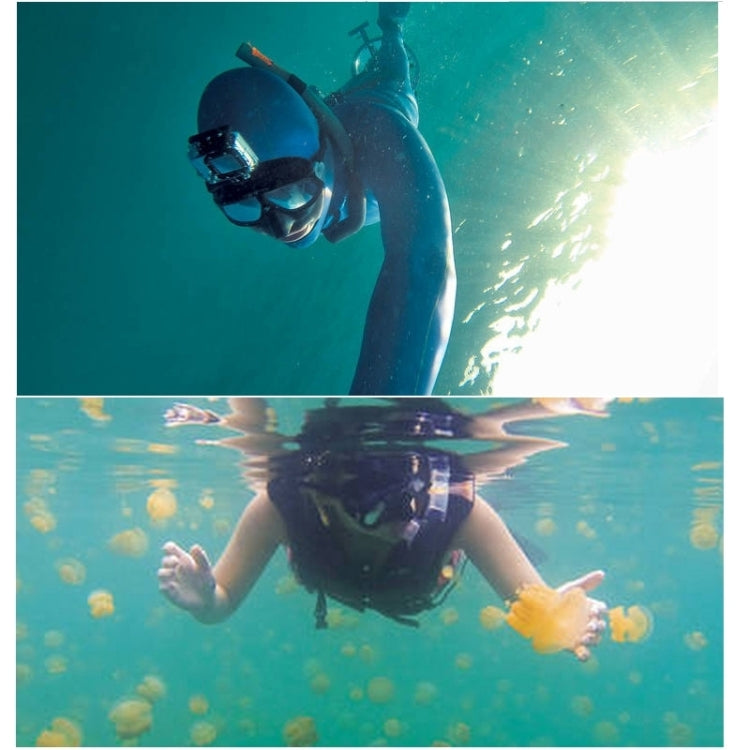 Water Sports Diving Equipment Diving Mask Swimming Glasses for GoPro, Insta360, DJI and Other Action Cameras(Black) - Diving Mask by PMC Jewellery | Online Shopping South Africa | PMC Jewellery | Buy Now Pay Later Mobicred