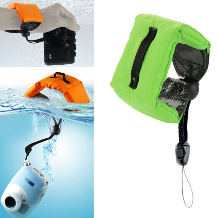 Submersible Floating Bobber Hand Wrist Strap for GoPro, Insta360, DJI and Other Action Cameras(Green) - Floaty Sponge by PMC Jewellery | Online Shopping South Africa | PMC Jewellery | Buy Now Pay Later Mobicred
