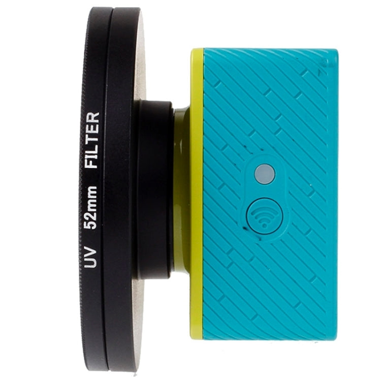 52mm UV Filter Lens Filter with Cap for Xiaomi Xiaoyi 4K+ / 4K, Xiaoyi Lite, Xiaoyi Sport Camera