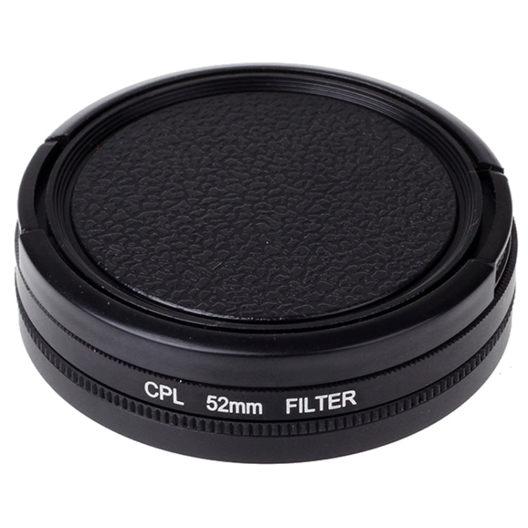 52mm CPL Filter Circular Polarizer Lens Filter with Cap for Xiaomi Xiaoyi 4K+ / 4K, Xiaoyi Lite, Xiaoyi Sport Camera
