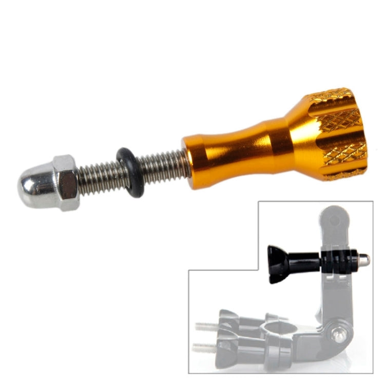 TMC Aluminum Thumb Knob Stainless Bolt ScrewGoPro, Insta360, DJI and Other Action Cameras, Length: 5.8cm(Gold) - Screws by TMC | Online Shopping South Africa | PMC Jewellery | Buy Now Pay Later Mobicred