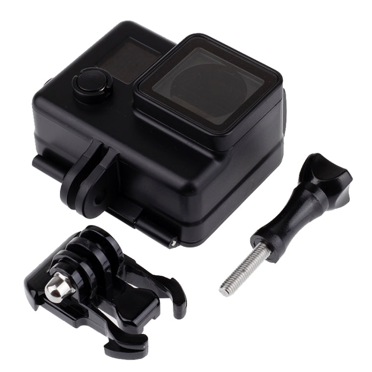 Black Edition Waterproof Housing Protective Case with Buckle Basic Mount for GoPro HERO4 /3+, Waterproof Depth: 10m(Black) - Waterproof Cases by PMC TechLife | Online Shopping South Africa | PMC TechLife | Buy Now Pay Later Mobicred