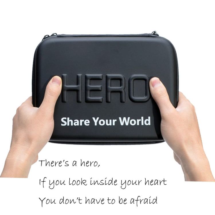 Shockproof Water-resistant Portable Travel Case for GoPro, Insta360, DJI and Other Action Cameras Accessories, Size: 22cm x 16cm x 7cm