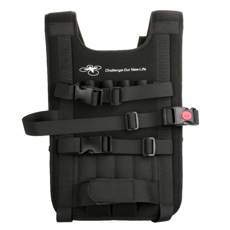 Shoulder Backpack Carry Case Multipurpose Bag Neck Strap Belt for Dji Phantom 3 / 2 / 1 / Vision+, Carry Available for Quadcopter, Remote Controller, Battery, Propellers(Black) - by PMC Jewellery | Online Shopping South Africa | PMC Jewellery | Buy Now Pay Later Mobicred