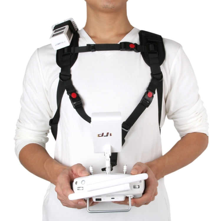 Shoulder Backpack Carry Case Multipurpose Bag Neck Strap Belt for Dji Phantom 3 / 2 / 1 / Vision+, Carry Available for Quadcopter, Remote Controller, Battery, Propellers(Black) - by PMC Jewellery | Online Shopping South Africa | PMC Jewellery | Buy Now Pay Later Mobicred