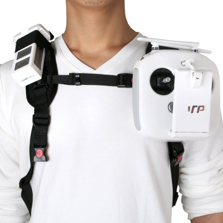 Shoulder Backpack Carry Case Multipurpose Bag Neck Strap Belt for Dji Phantom 3 / 2 / 1 / Vision+, Carry Available for Quadcopter, Remote Controller, Battery, Propellers(Black)