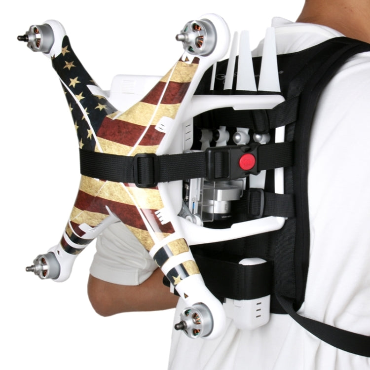 Shoulder Backpack Carry Case Multipurpose Bag Neck Strap Belt for Dji Phantom 3 / 2 / 1 / Vision+, Carry Available for Quadcopter, Remote Controller, Battery, Propellers(Black) - by PMC Jewellery | Online Shopping South Africa | PMC Jewellery | Buy Now Pay Later Mobicred