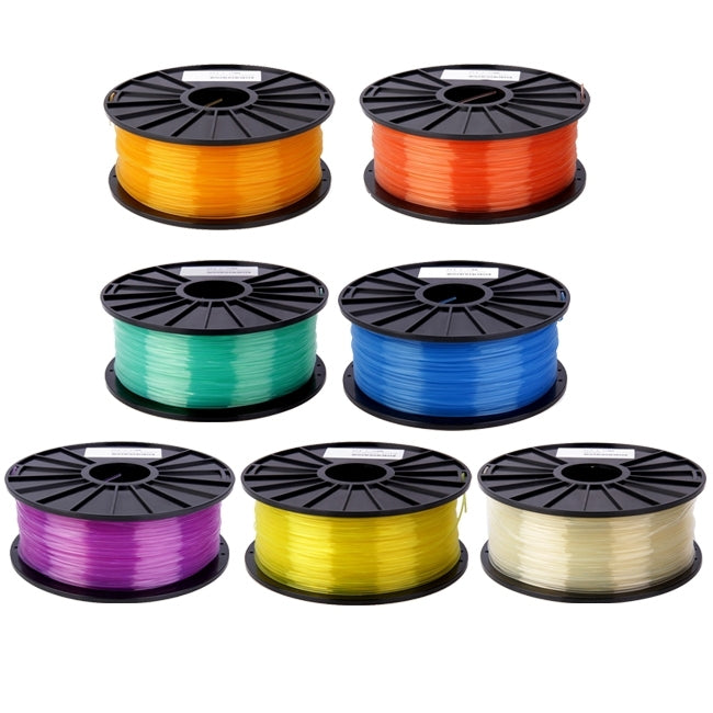 PLA 3.0 mm Transparent 3D Printer Filaments, about 115m(Green) - Consumables by PMC TechLife | Online Shopping South Africa | PMC TechLife | Buy Now Pay Later Mobicred