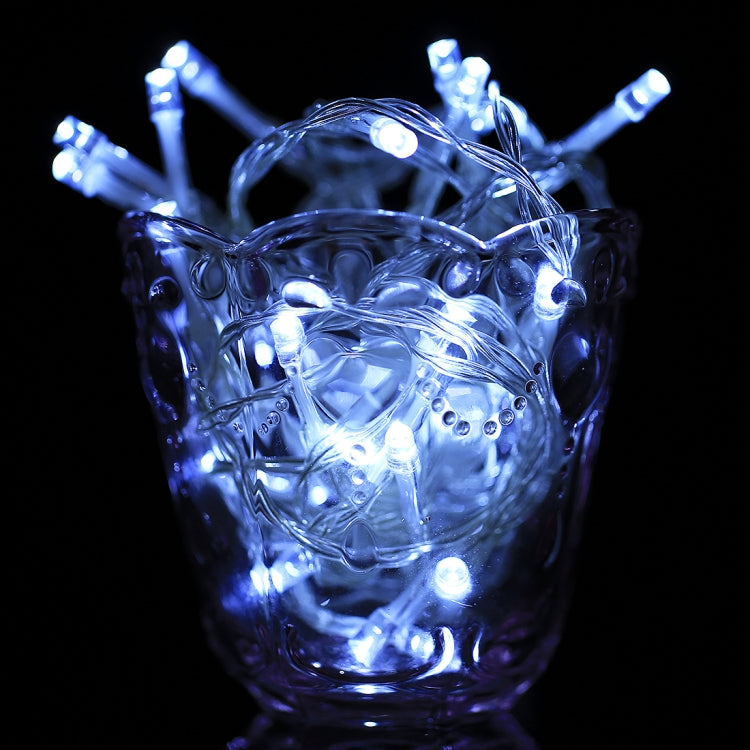 3m String Decoration Light, For Christmas Party, 30 LED, 2-Mode Flash, Battery Powered(White Light)